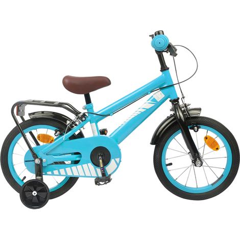 Teenpull – Kinderfahrrad 14 Zoll für 3-5 Jahre alt Himmelblau (1/5)