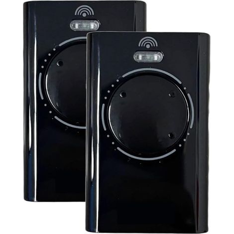 Lot de 2 émetteurs portatifs pour porte de garage compatibles 868 MHz, télécommande de porte de garage à 2 canaux, avec XT2 868 SLH LR, XT4 868 SLH LR, Rolling Code (1/5)