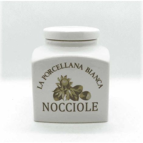 BARATTOLO 500ML NOCCIOLE IN PORCELLANA LINEA CONSERVA
