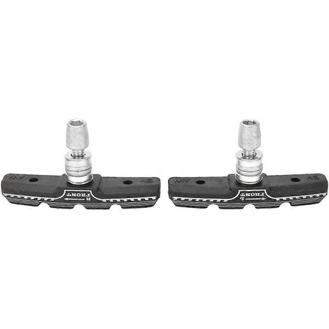 Jeu de 2 Patins de Frein VTT en Caoutchouc Lebycle pour Vélos de Montagne, Plaquettes de Frein de Vélo, Accessoires de Cyclisme (1/5)