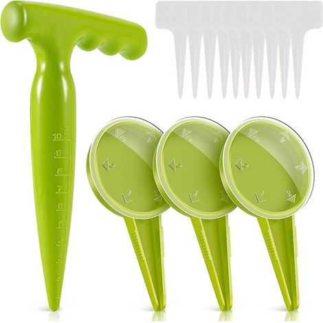 14pcs Distributeur De Semences, Outils De Jardin 10 Semoirs Graines Rglables, Transplanteurs Et Perforateurs De Diffrentes Tailles (1/5)