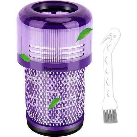 Filter für Dyson V12, 1er-Pack waschbarer HEPA-Ersatzfilter für Dyson V12 Detect Slim Abso, Staubsaugerbürste und Zubehör (1/5)
