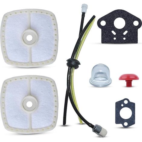 LinDuxe Kit de mise au point de la conduite de carburant Air Fil-TER 900518 pour coupe-bordures Echo GT-200i GT-200R PE-200 PPF-210 PPF-211 SRM-210 SRM-210SB SRM-210U SRM-211 SRM-2100 SRM-2400 HC150 (1/4)