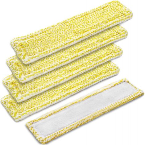 Chiffon Microfibre - Pour Aspirateur Vitres - Compatible WV 2 Premium Plus WV 5 Premium Plus WV 6 Plus - 5 Pièces - 70 x 275 mm (1/5)