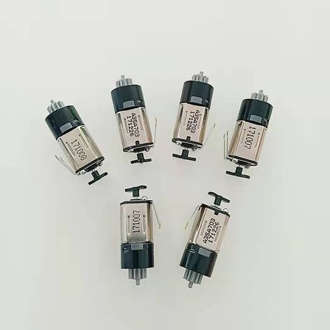 6Pcs Moteur Moteur Mini M10 de précision, réducteur de Vitesse Lente électrique DC 2.5V-5V 3V 3,7V, Moteur planétaire Micro 10 mm (1/5)