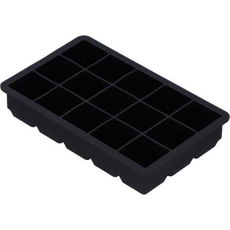 Moule à glaçons silicone 15 cases avec couvercle, bac à glaçons professionnel pour bar et restaurant, qualité alimentaire. (1/5)