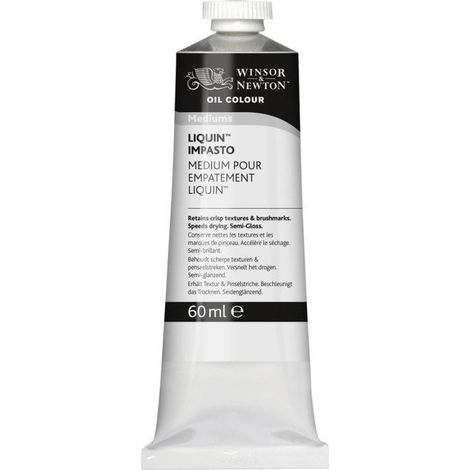 Moyen d'empâtement - WINSOR & NEWTON - Liquin empâtement - 60ml - Semi-brillant - Texture préservée