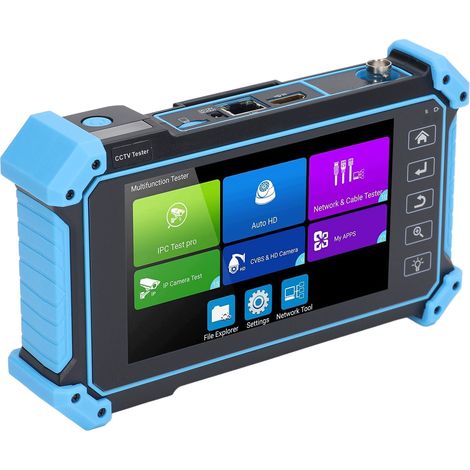 IP-Kamera-Tester, Sicherheits-CCTV-Monitor, Netzwerkgerät, hochauflösende Multimedia-Schnittstelle (HDMI), VGA-Eingang, 100–240 V, EU-Stecker (1/5)