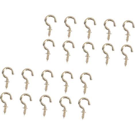 Lot de 50 crochets plafond - fer - pour suspension et maison (1/5)