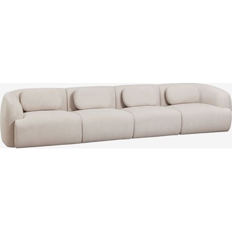 SKLUM 4-teiliges modulares Sofa aus Chenille Coquette