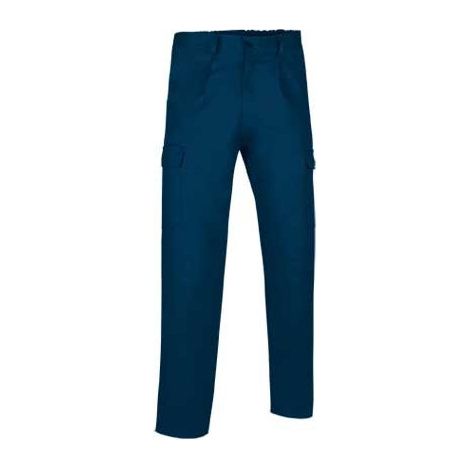 Pantalón largo multibolsillos con pinzas Caster XXL Azul marino noche
