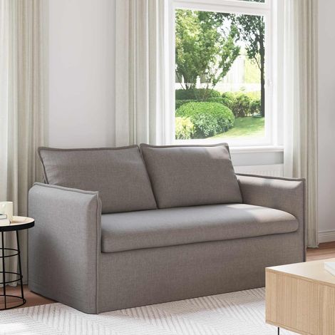 Sofa Taupe 156 x 82 x 85 cm Stoff