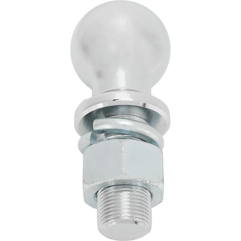 Boule d'attelage en acier inoxydable, capacité de remorquage de 6000 lb, diamètre de 2 pouces, tige de 1 x 2 1/8 pouces (1/5)