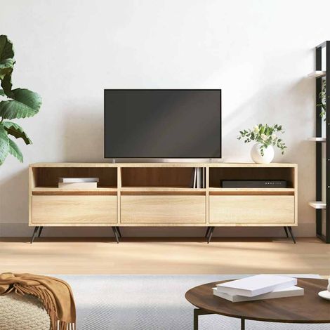 TV-Schrank Sonoma-Eiche 150x30x44,5 cm Holzwerkstoff