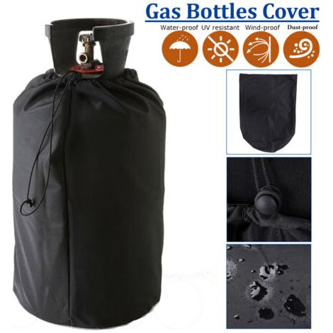 Housse De Réservoir De Propane 31x59cm, Housse De Protection Pour Bouteille De Gaz De 20 Lb, Couvercle De Réservoir De Gaz Anti-UV Imperméable Résistant Au Vent Pour Jardin Extér (1/5)
