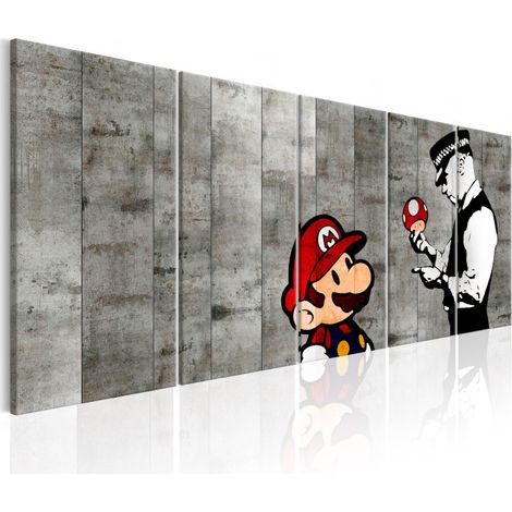 Tableau Imprimé "Graffiti on Concrete" 90 x 225 cm (1/2)