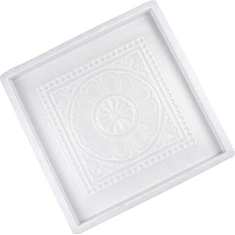 Moules à ciment pour briques de béton, moules à pavés en plastique, usage extérieur, matériau blanc écologique, faciles à assembler, 1 pièce par paquet. (1/5)
