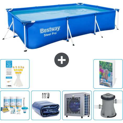 Bestway Steel Pro Rechteckig - 300x201x66 cm - 7-teilig  S128 (1/5)