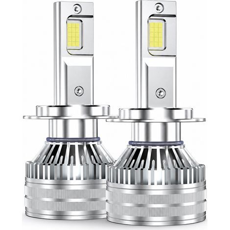 Bombilla LED para faros de coche, 240 W, casquillo 9012, plateada, REDSEA (1/5)