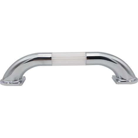 Barre d'appui de porte avec éclairage LED bleu (13 pouces, 12 V) pour camping-cars, bateaux, yachts, caravanes et caravanes. (1/4)