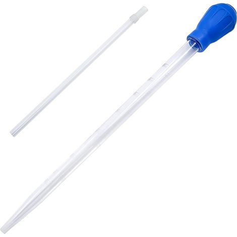 45 cm Coral Feeder avec Rallonge de 26 cm Réutilisable Pipette D'Aquarium Nourrisseur pour Coraux Convient pour Aquarium et Retirer Les Déchets de Poissons (Bleu) (1/5)