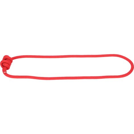 Corde d'escalade rouge de 1,2 m de long et 6 mm de diamètre, 12 kN, accessoire et corde utilitaire pour activités extérieures. (1/5)
