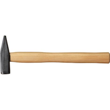 Marteau de serrurier 500 g forgé bruni avec manche en bois de hickory