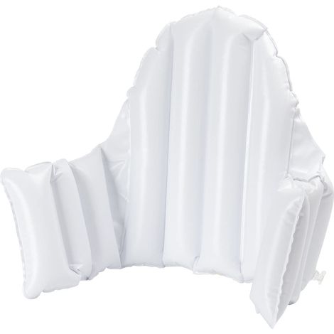 Coussin gonflable pour chaise haute uniquement, blanc, 71,1 x 35,6 cm (L x l x H) (1/5)