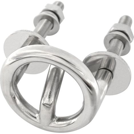 Anneaux de ski nautique en acier inoxydable 316 de 62 mm, accessoires de quincaillerie marine, anneaux de connexion pour remorquage de ski nautique en acier inoxydable 316 de 62 mm (1/3)