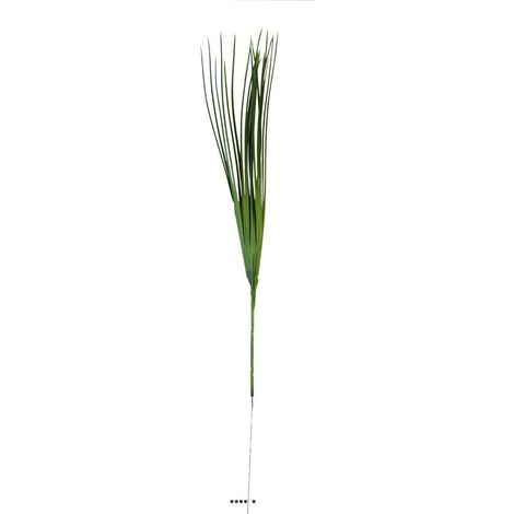 Isolepsis artificiel en plastique Vert H 53 cm tête large (1/4)