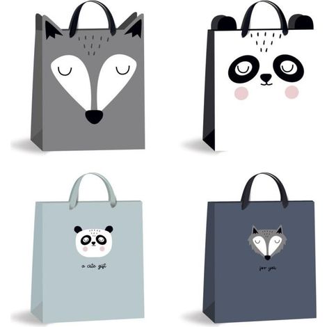 Bolsa de regalo mediana con orejas BB Friends mix