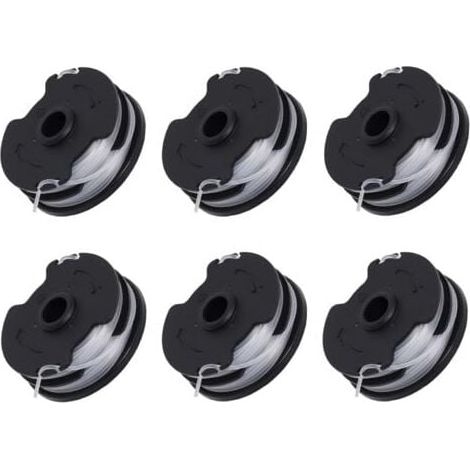 ZVD- Lot de 6 bobines de rechange pour débroussailleuse sans fil Parkside PRTA 20-Li C3 IAN351753 (1/4)