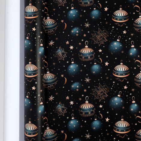 Papier cadeau de Noël (43 cm de large x 3 m de long), grand format, papier kraft écologique.