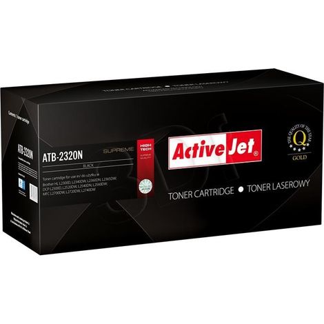 Tóner Activejet ATB-2320N - Reemplazo para Brother TN-2320, 2600 páginas (1/2)