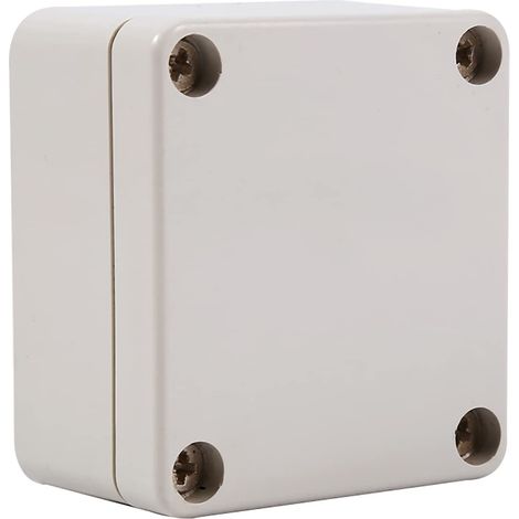 Boîte de jonction, Boîte de Derivation, Boitier electrique etanche, Boîtier de projet ABS IP65, DIY Boîte de câblage, pour les équipements électriques intérieure et extérieure (65 60 35mm)