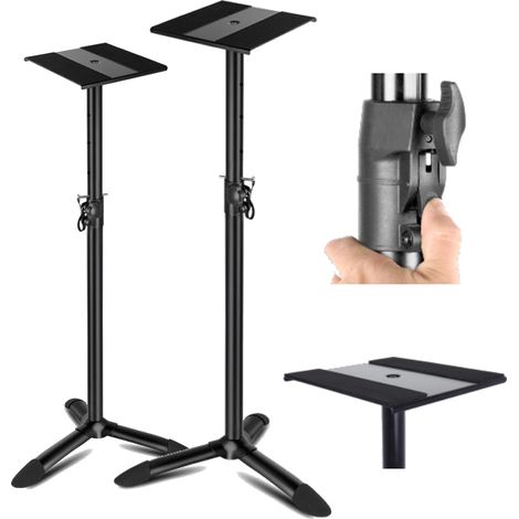 Set di supporti da pavimento regolabili Mozos MSS4-SET per diffusori acustici. (1/5)