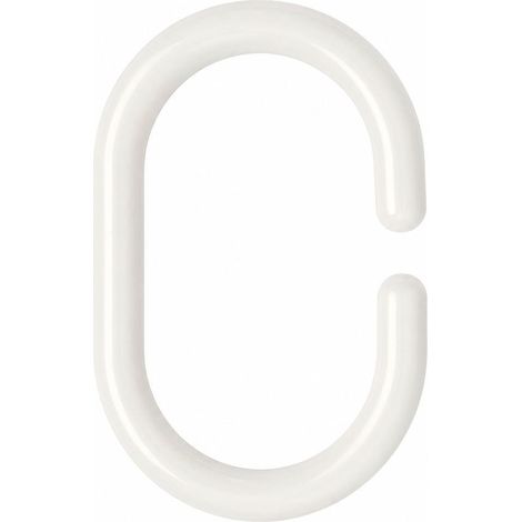 Anillas para cortinas de ducha oval. anilla baño oval 18 mm. blanca (bolsa 100 unidades) (1/5)