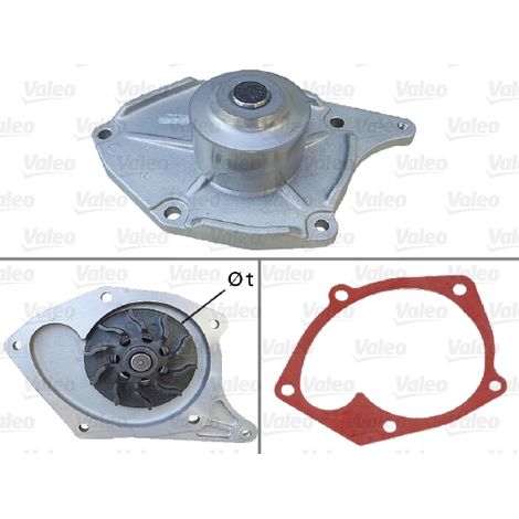 Pompe à eau, refroidissement du moteur Valeo 506674 DACIA 1741084A00 1741084A11