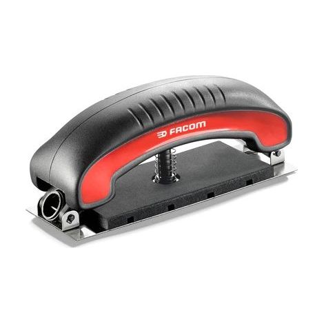 Facom – Cale à poncer 200mm – Grain fin pour ponçage bois dur – Pointe de vide amovible Ø 20mm – Outil compact et léger