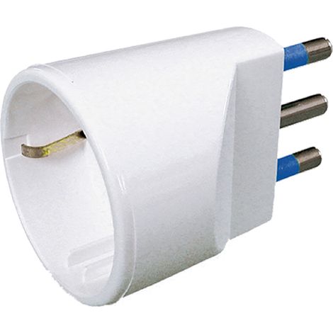 ADATTATORE SINGOLO art.CE18B - spina 2P + T 16A - scatola appendibile- 4 pezzi  - NOVAITALIA