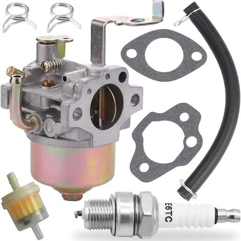 227-62450-10 Carburateur de Tondeuse à Gazon pour Robin EY20 EY15 DET180 pour Wisconsin WI-185 Groupe électrogène Remplace 228-62451-10 Carburateur de soufflerie avec Joints Bougie d'allumage