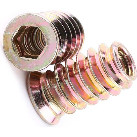 Vis à tête plate à filetage extérieur M6/M8/M10, filetage intérieur hexagonal, paquet de 20. (1/5)