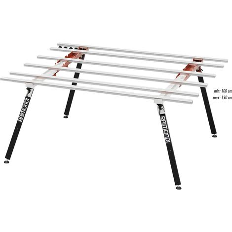 Banco lavoro larghezza variabile 180 x 100/150 cm bm 180 plus grandi lastre