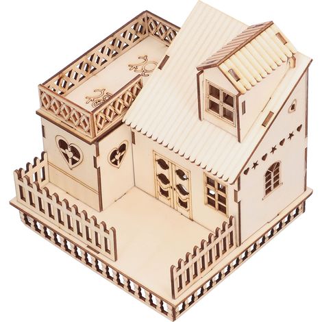 de maison innovante en bois modèle de villa lumineuse cadeau (1/5)