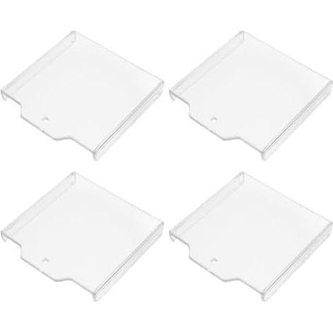 Cache Transparent pour Bouton-Poussoir d'Arrêt Urgence, Lot de 4, Protection Incassable Équipement Sécurité Incendie, Résistant Vandalisme et Usage Industriel - (1/5)