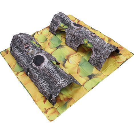 Tunnel pour chat pliable, jouet interactif pour chat, tapis de jeu résistant aux morsures, idéal pour la maison (1/5)