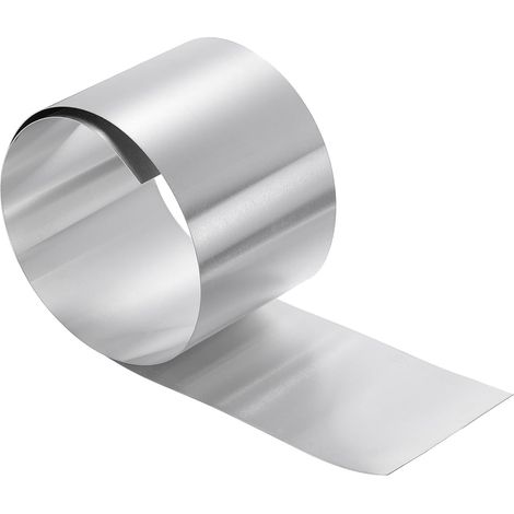 QUARKZMAN Rouleau En Aluminium, 5in x 3.3ft Panneaux De Toiture Métalliques 0.4mm Feuille D'Aluminium Imperméable Pour Réparation Maison, Solin De Toiture, Scellement Fenêtres Portes (1/5)