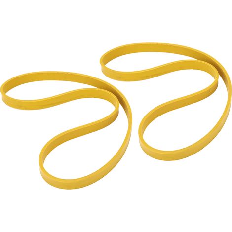 2 Bandes de Roulement en Caoutchouc Anti-Vibration pour Scie Circulaire 10", Réduction du Bruit, Couleur Jaune (1/5)