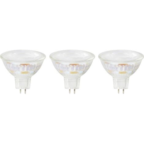 Sygonix SY-4893258 LED CEE E (A - G) GU5.3 3.4 W = 35 W blanc chaud (Ø x H) 50 mm x 44 mm 3 pc(s) (1/4)