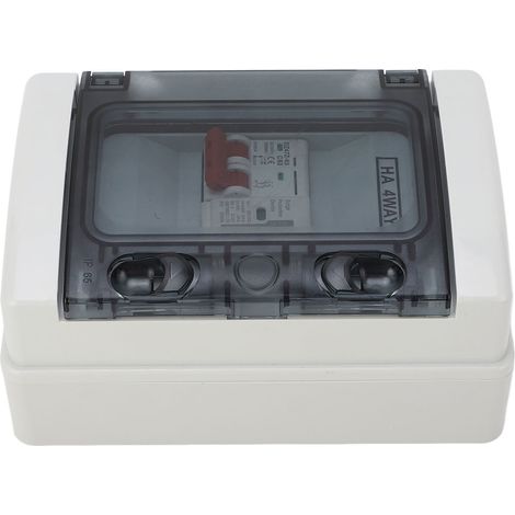 Boîtier de distribution miniature de disjoncteur DC500V, interrupteur de déconnexion photovoltaïque DC, boîtier étanche, interrupteur de disjoncteur solaire extérieur, IP65 étanche 63A. (1/5)